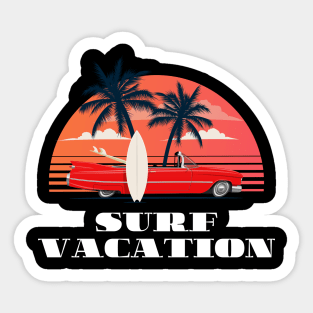 THE SURF VACATION Sticker